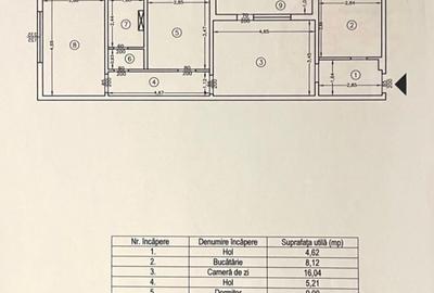 Etaj 2 -Tatarasi Dispecer-3 Camere Confort 1-bloc fara risc - 11