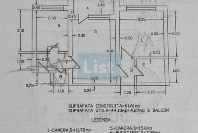 Apartament cu 2 camere semidecomandat în Donici - 5