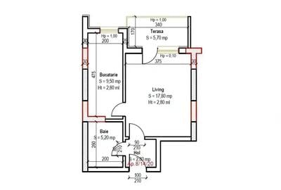 Garsonieră decomandată în Theodor Pallady - 2