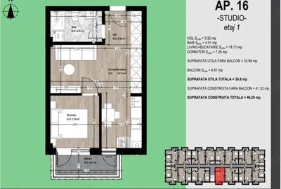 Apartament cu 2 camere semidecomandat în Central - 1