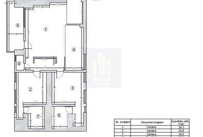 Apartament cu 3 camere, mobilat în Eminescu - 3