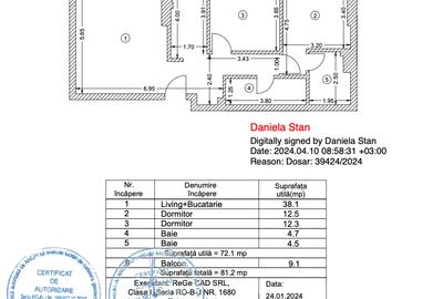 Baneasa, Sisesti, apartament 3 camere , metrou Straulesti, TVA INCLUS - 6