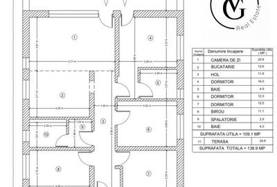 Casă cu 5 camere cu Teren 400 Mp în Ciupercenii Noi - 10