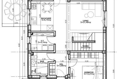 Casă cu 4 camere cu Canalizare în Clinceni - 6