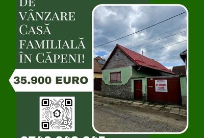 Casă individuală cu 2 camere cu Teren 493 Mp în Căpeni - 1