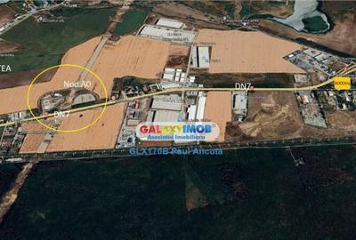 Teren la DN7 Chitila Buftea 8000 mp Industrial depozitare - 8