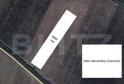 Investitie - 9900 mp langa noul PARC INDUSTRIAL COSOVENI - 1