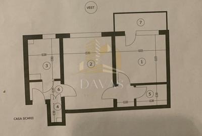 Apartament de 2 camere decomandat | Aleea Baisoara - 7