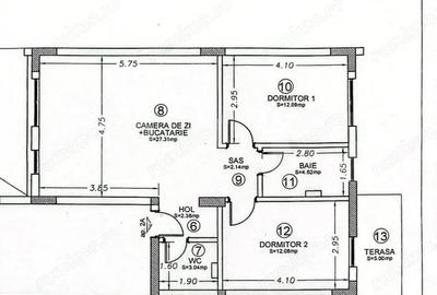 Apartament cu 3 camere decomandat în Semicentral - 1