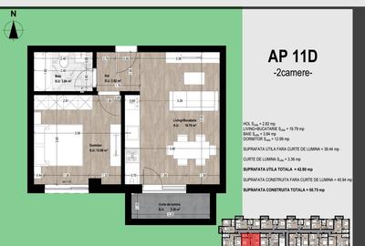 Apartamente 1 si 2 camere Otopeni | str Avram Iancu | Reducere 10% - 9