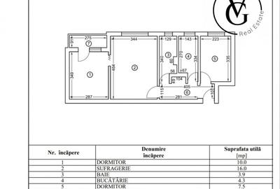 Apartament 3 camere  -zona Tomis Nord - 13