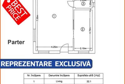 Casa 3 camere, 2 bai, 2 balcoane | Teren 400mp | Vidra-Dobreni IF - 19