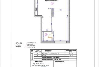 Spațiu comercial, de 67 mp, în Tunari - 3