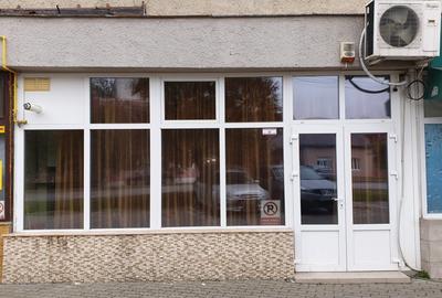 Dau in chirie spatiu comercial amenajat Arad, Poetului, 54 mp , parter bloc - 1