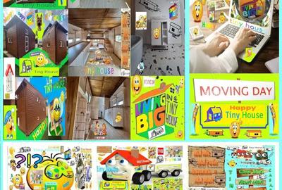 Tiny House Birou Afacere Rulota Mini Casa Mobila Pe Roti Locuit Vacanta Hambar Lemn Din Vis Natura - 3