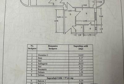 Apartament cu 2 camere în Traian - 1