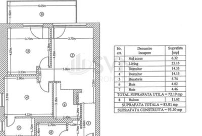 REA1026455 Apartament modern 3 camere One Herastrau Towers - 16