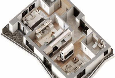 Apartament exclusivist 3 camere ,Dacia-Pasarela Octav Bancila - 2