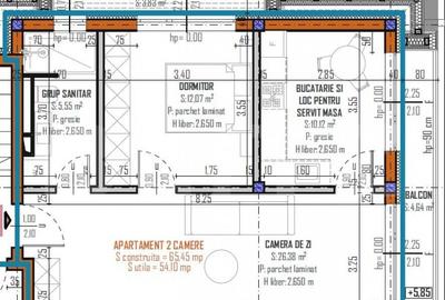 Apartament 2 camere, 54mp, bloc nou, zona Regal, Baciu
