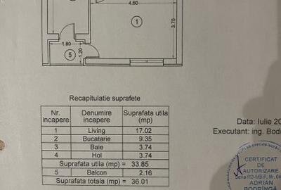 Garsonieră decomandată, mobilată în Lujerului - 6