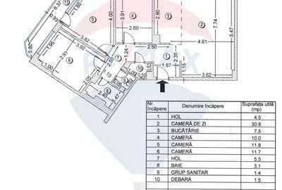Apartament cu 4 camere decomandat, mobilat în Chișinau - 11