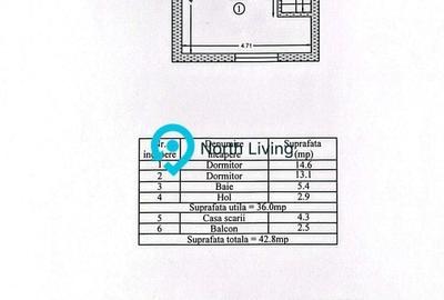 Duplex cu 4 camere cu Teren 190 Mp în Nord - 16