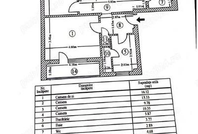 Apartament cu 4 camere decomandat în Titan