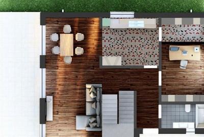 Casă individuală cu 5 camere cu Canalizare în Corbeanca - 3