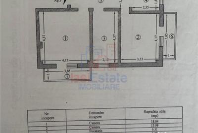 Apartament cu 2 camere decomandat în Cug - 3