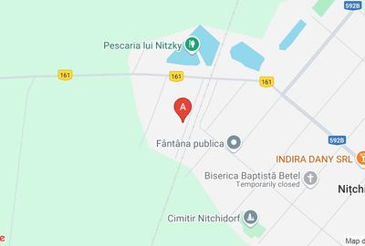 Teren Construcții intravilan de 1628 mp, în Nițchidorf