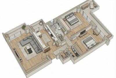 Apartament 3 Camere Aleea Sinaia - Doamna Ghica - 3