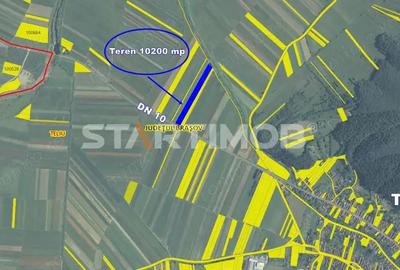 Teren cu front la DN 10 Teliu