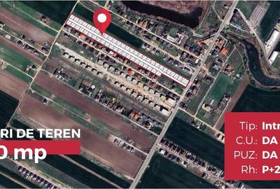 Teren Construcții intravilan de 300 mp, în Berceni