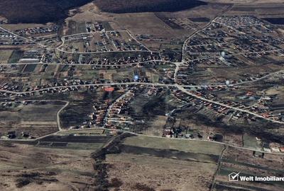 Teren in Chinteni, intravilan, pretabil constructie casa, 1300mp, zona Primariei