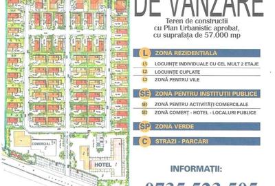 Teren Construcții intravilan de 57000 mp, în Exterior Sud - 7