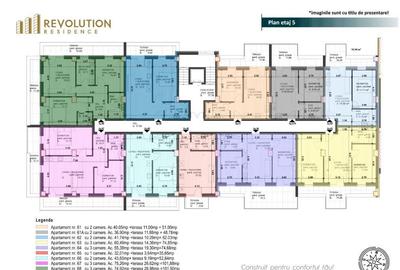 Apartament cu 3 camere decomandat în Vasile Alecsandri - 2