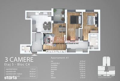 Apartament cu 3 camere în Metalurgiei - 1