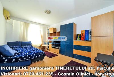 Garsonieră decomandată, mobilată în Tineretului