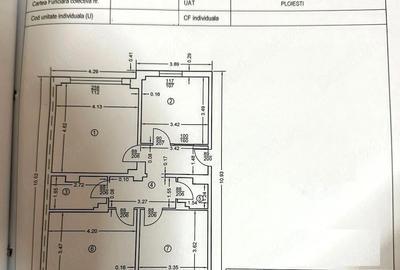 Apartament cu 3 camere decomandat în Vest