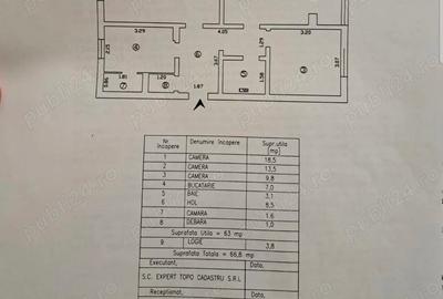 Apartament cu 3 camere decomandat în Tătărași - 2