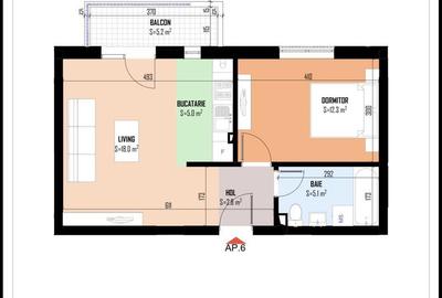 Apartament cu 2 camere în Central