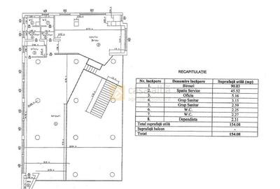 Semicentral - Podu Ros, spatiu comercial Parter + Etaj, amenajat - 2