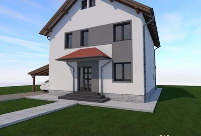 Casă cu 4 camere în Tărlungeni - 19