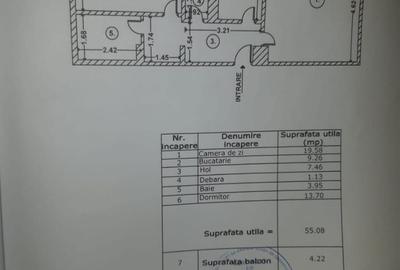 Apartament cu 2 camere decomandat în Dorobanți 2