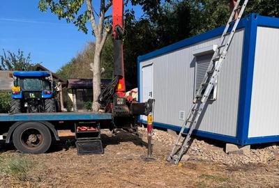 Închiriez teren INTRAVILAN 1200mp, Afumați - București  + container tip birou - 2