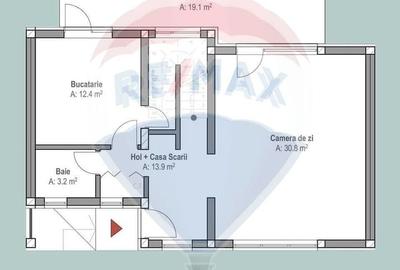 Casă cu 4 camere cu Canalizare în Pârneava - 7