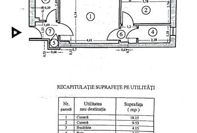 Apartament cu 2 camere semidecomandat în Gara de Nord - 1