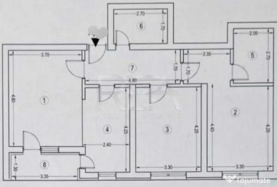 Apartament cu 3 camere decomandat în Lujerului - 4