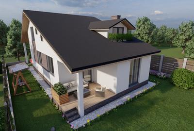 Teren Balotesti Nord Bucharest lot 440 mp cu proiect casa P+M - 2