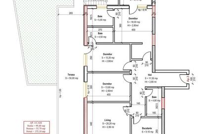 Apartament cu 4 camere în Titan